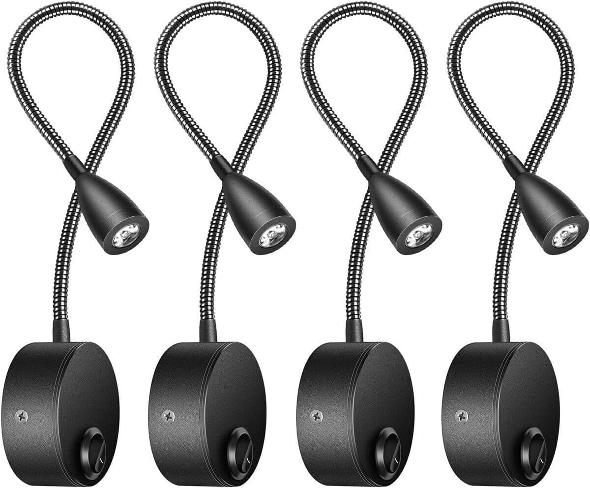 Test de la lampe chevet ledmo 4 lumières : applique liseuse LED performante