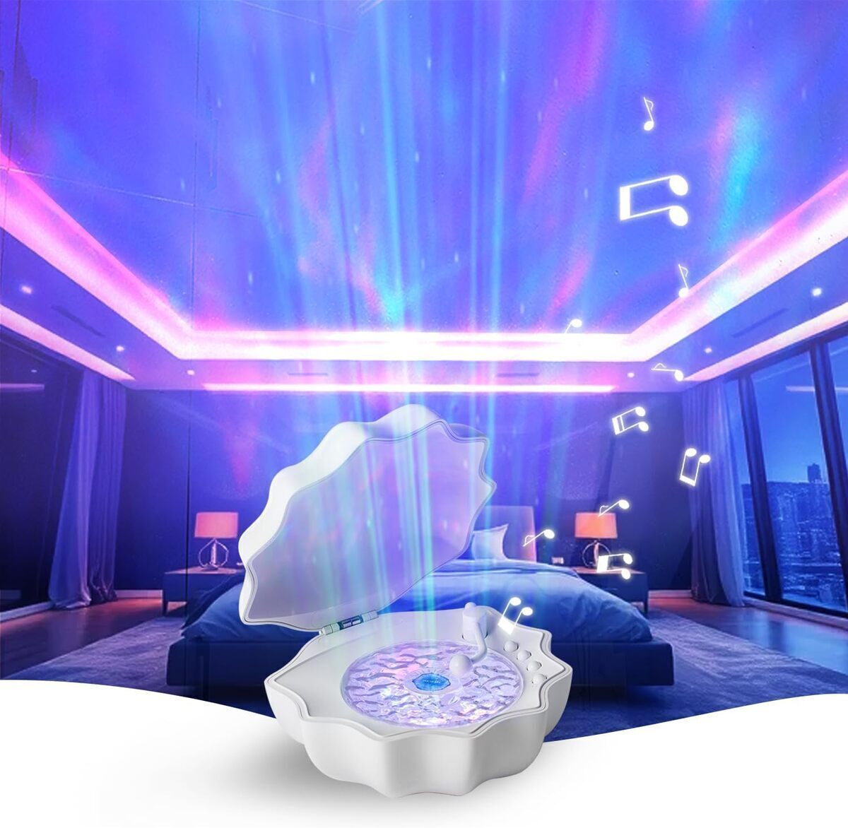Test de la veilleuse Bluetooth PILIPALASTAR ocean wave