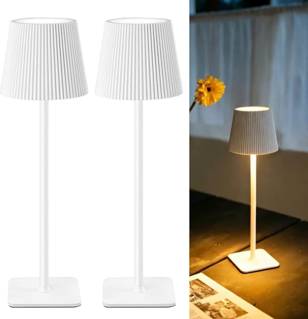 Test des lampes de table LED sans fil LuminexDesigns ip54
