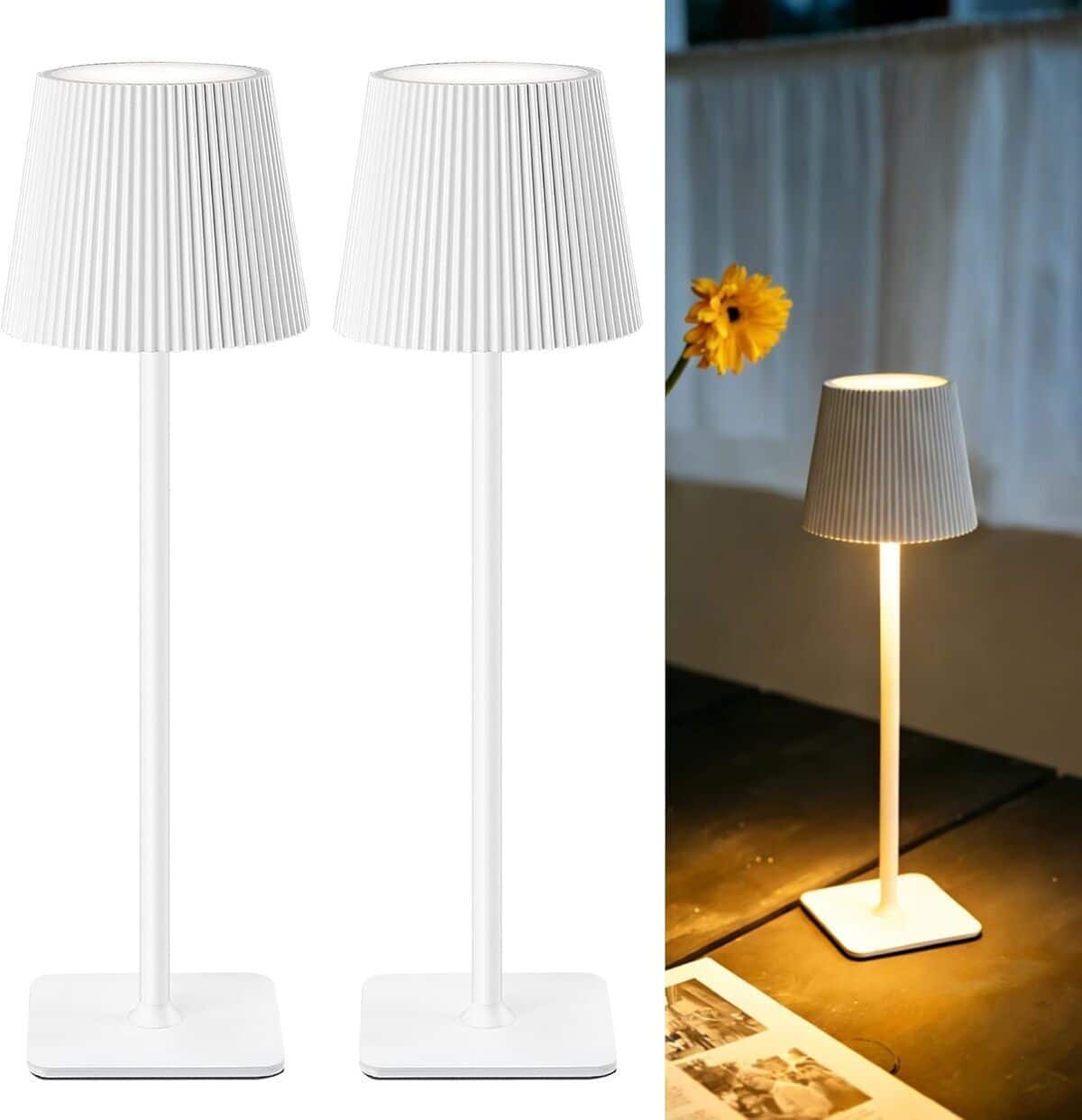 Test des lampes de table LED sans fil LuminexDesigns ip54