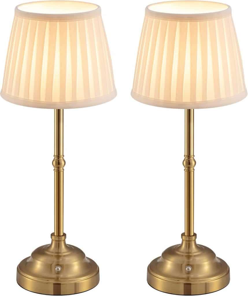 Test des lampes de table VISDANFO : design rétro et rechargeable