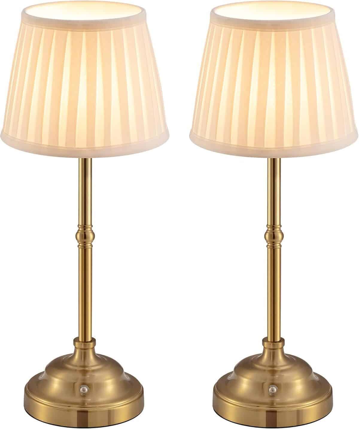 Test des lampes de table VISDANFO : design rétro et rechargeable