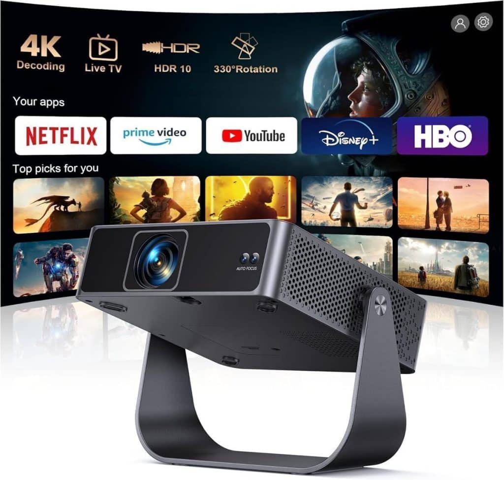Test du mini vidéoprojecteur 4K HDR10 : home cinéma portable et performant