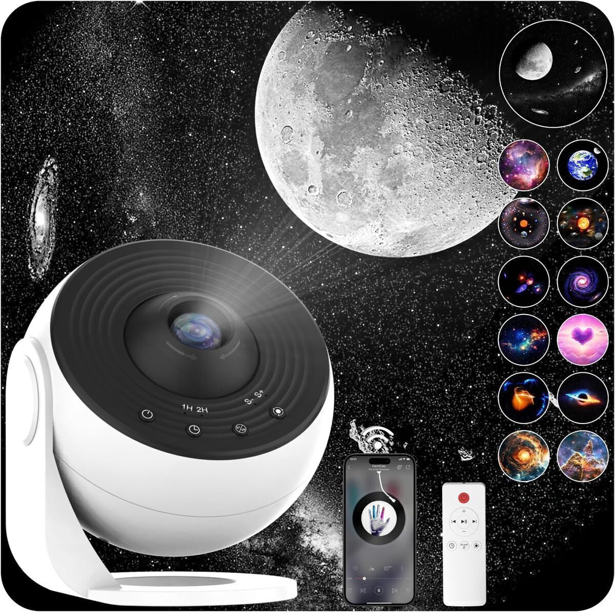 Test du projecteur Galaxy Pro : étoiles hd et bruit blanc pour tous