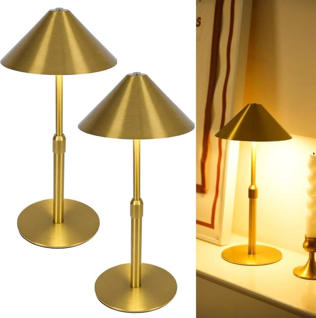 Test : lampes de chevet sans fil LuminexDesigns B-cuivre
