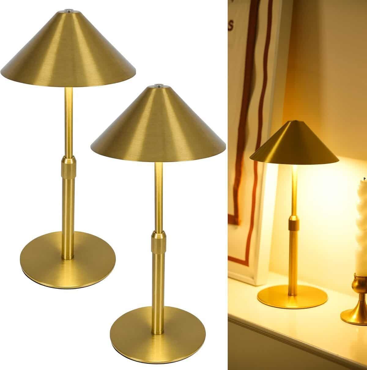 Test : lampes de chevet sans fil LuminexDesigns B-cuivre