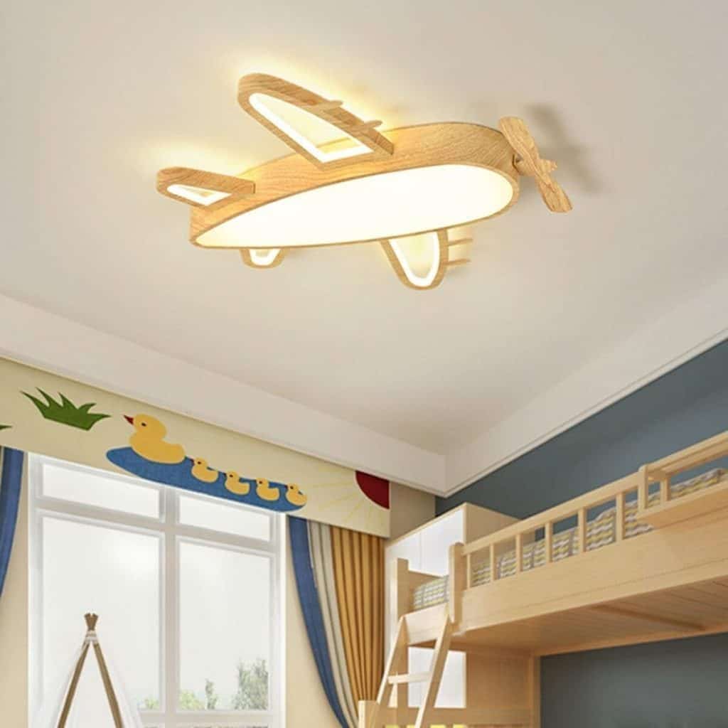Test : plafonnier LED A.1.Coo avion pour chambre d'enfant