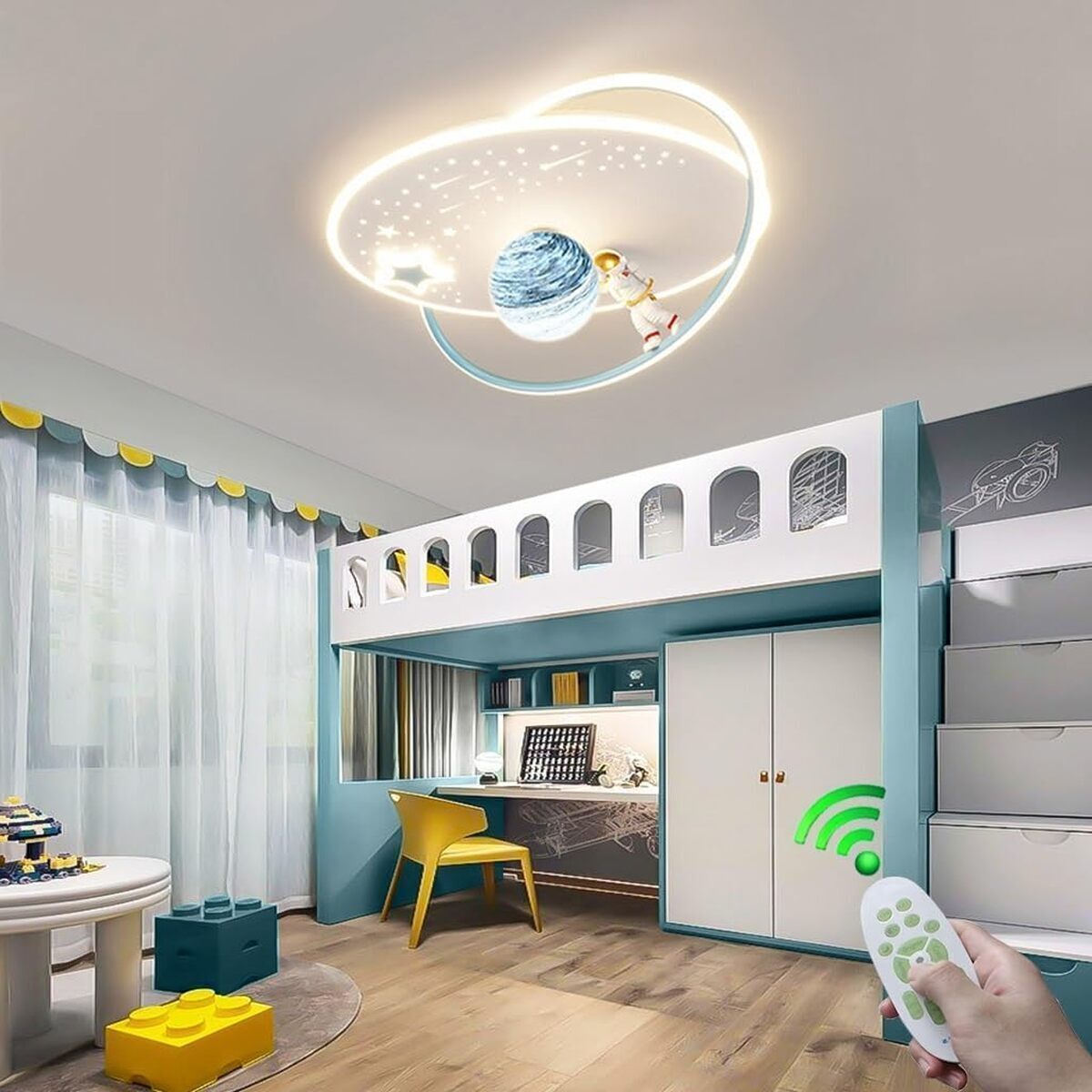 Test : plafonnier LED design astronaute Ruirfh pour chambre d'enfant