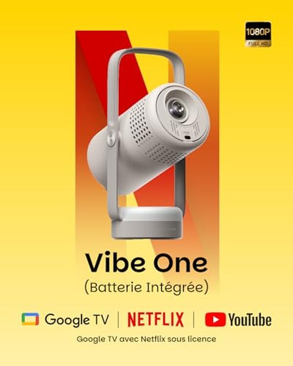 Découvrez notre test complet du XGIMI Vibe One, mini vidéoprojecteur portable avec batterie longue autonomie et son JBL intégré. Avis, caractéristiques et performances.