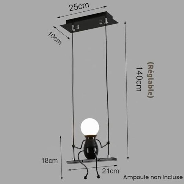 Découvrez notre sélection de lampes suspendues LED créatives et réglables : des designs modernes pour transformer votre décoration intérieure avec style et efficacité énergétique.