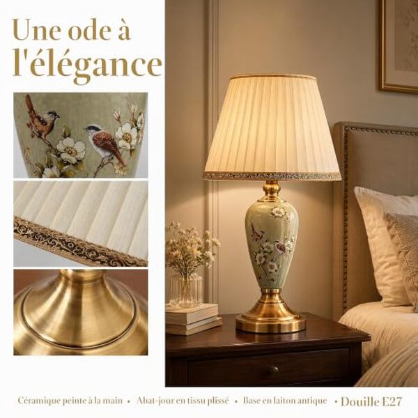 Découvrez notre test complet de la lampe rétro HvKvHvY en céramique 53 cm : design, performance et avis d'expert pour éclairer votre intérieur.
