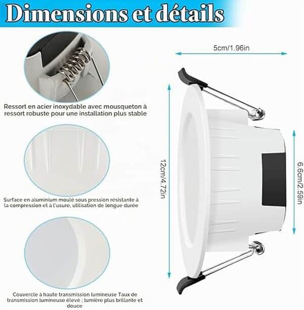 Découvrez notre test détaillé du spot led encastrable INDARUN 9W wifi RGBWC : performances, qualité et fonctionnalités pour éclairer votre intérieur.