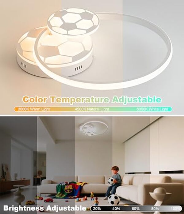Découvrez notre test complet de la lampe LED dimmable Kaucqi 46 cm : design, luminosité, sécurité et prix pour la chambre de votre enfant.