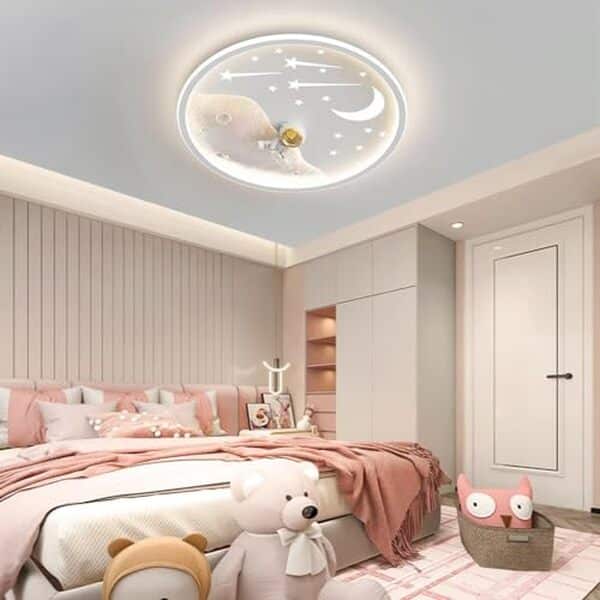 Découvrez le plafonnier LED RuiRfh astronaute dimmable avec télécommande : test complet, caractéristiques, avantages et avis pour transformer votre intérieur.