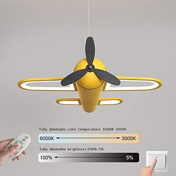 Découvrez notre test détaillé de la lampe suspendue avion LED 32 W dimmable : design amusant, économies d'énergie et luminosité ajustable pour la chambre de votre enfant.