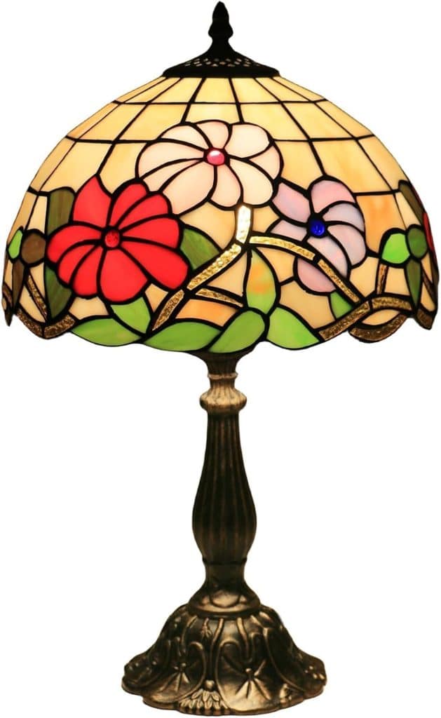 Avis sur la lampe Tiffany 12 pouces FUMAT : élégance vitrail pour votre intérieur
