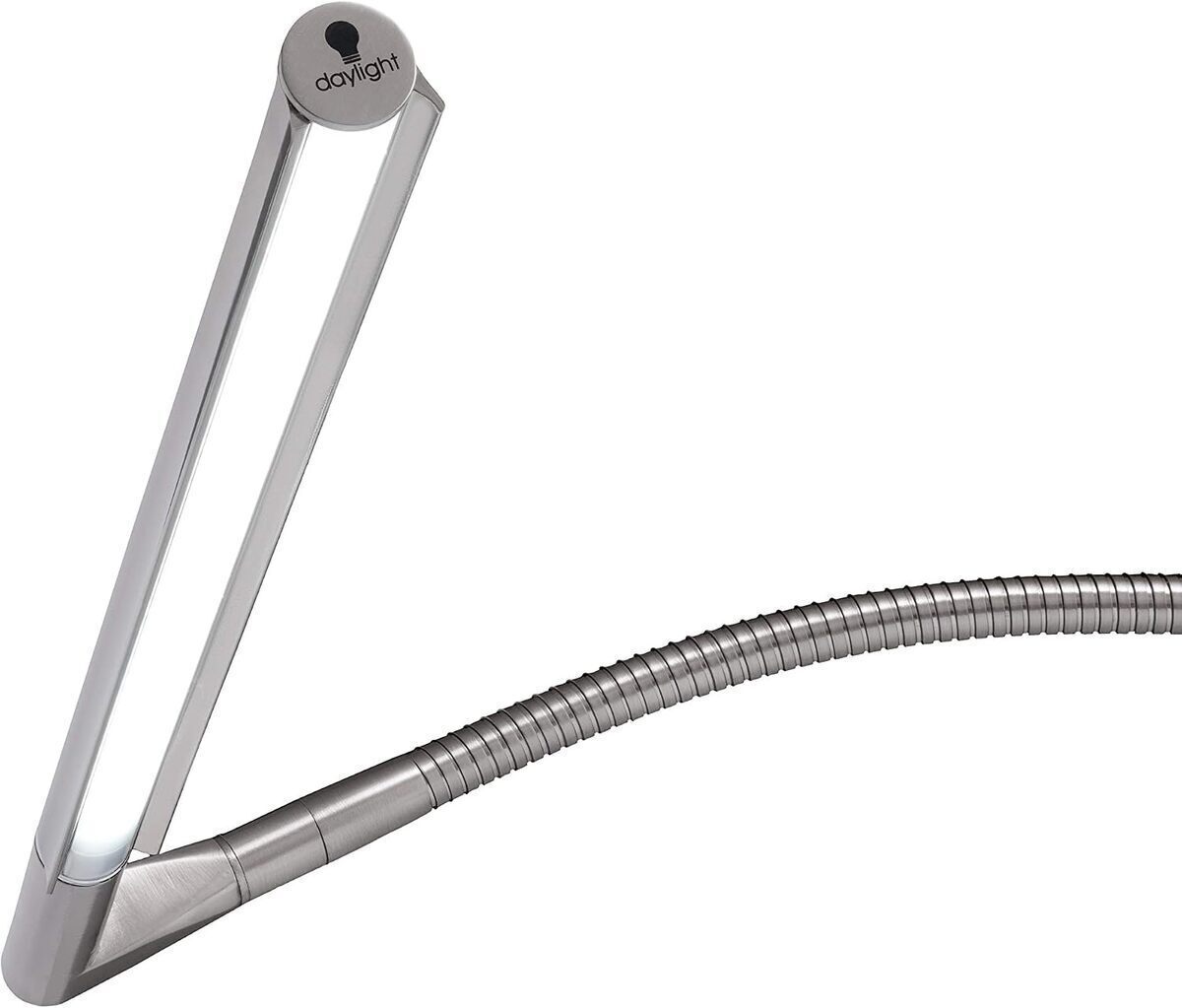 Test de la lampe de bureau flexible daylight argenté