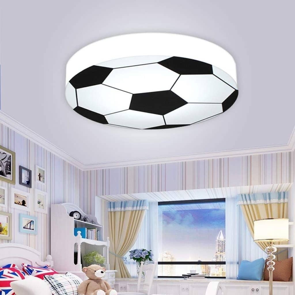 Test de la lampe de plafond Heyun football LED 56cm