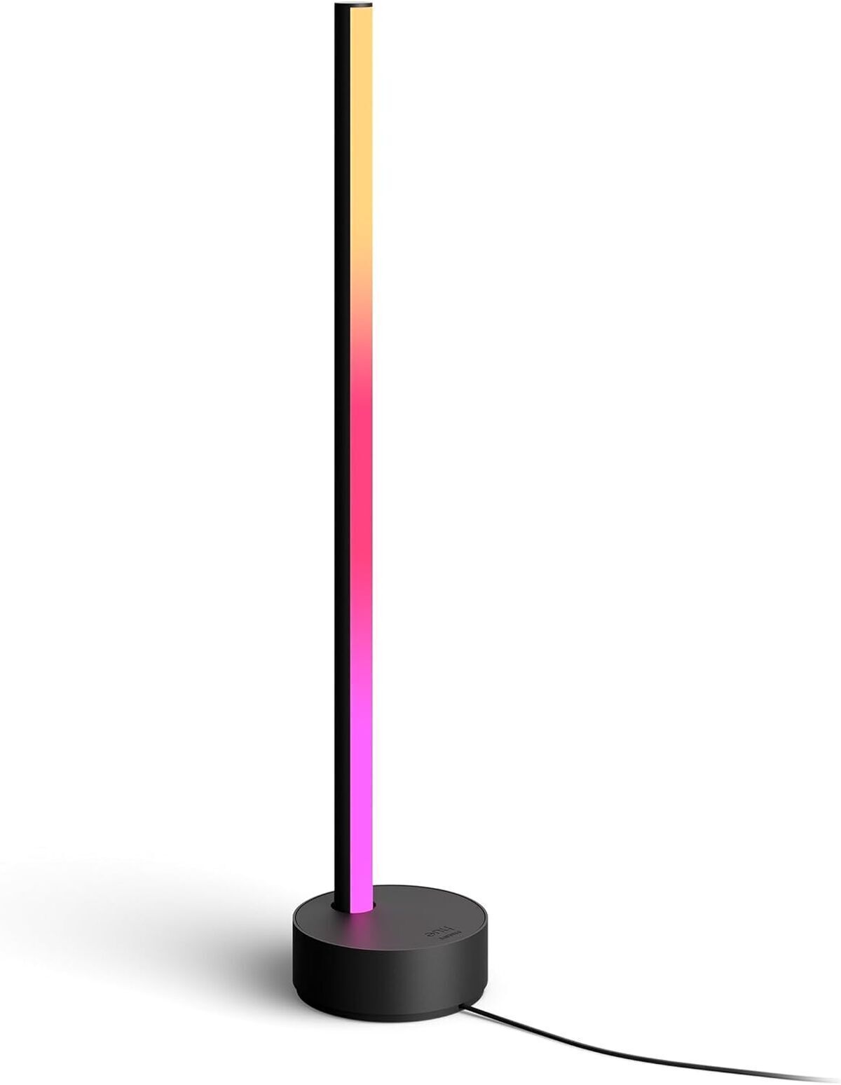 Test de la lampe LED Philips Hue Gradient signe noir