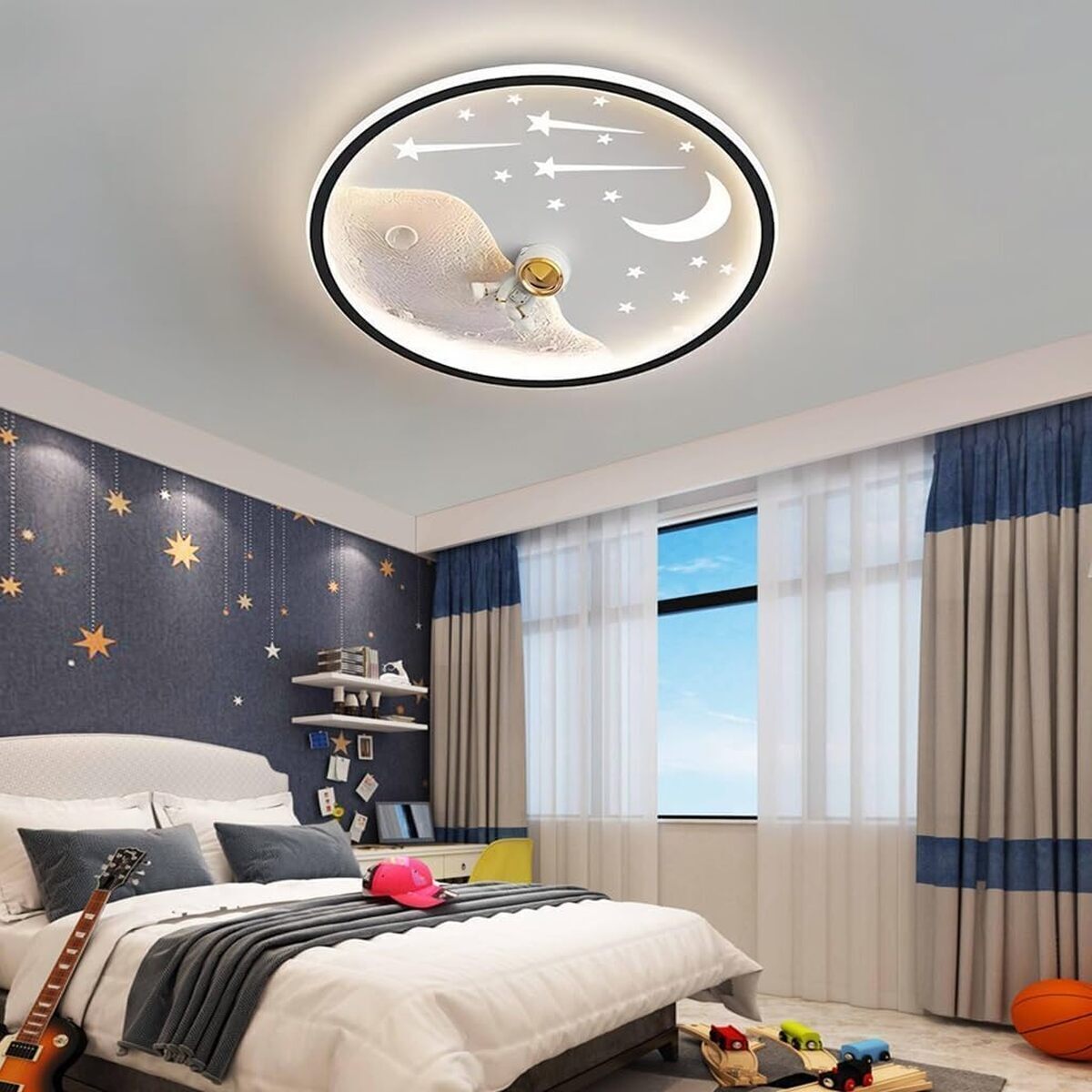 Test du plafonnier LED RuiRfh astronaute dimmable pour chambre d'enfant