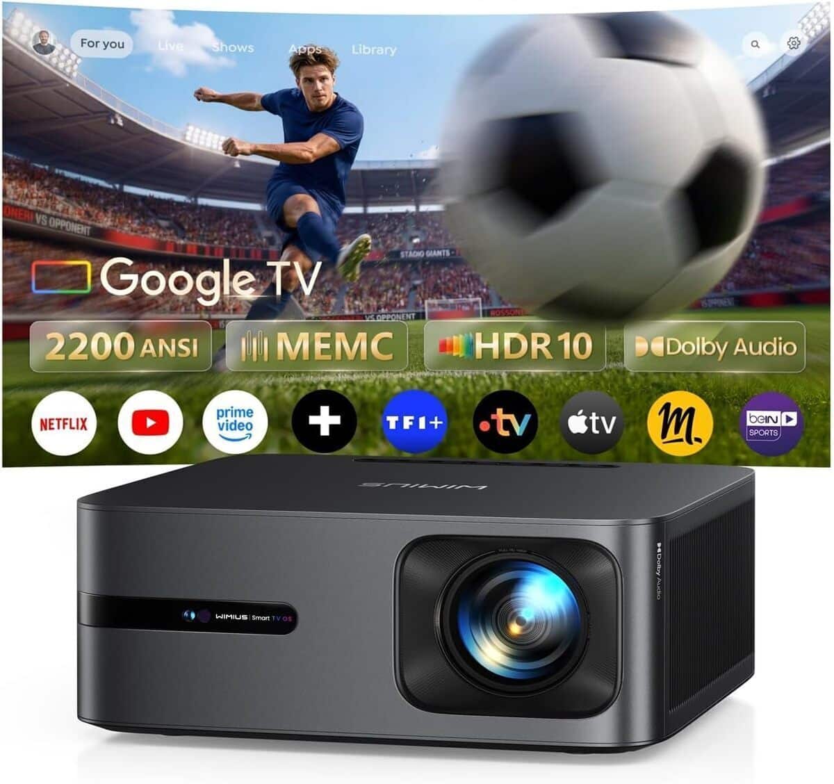 Test du vidéoprojecteur 4K WiMiUS : puissance et technologie avancée