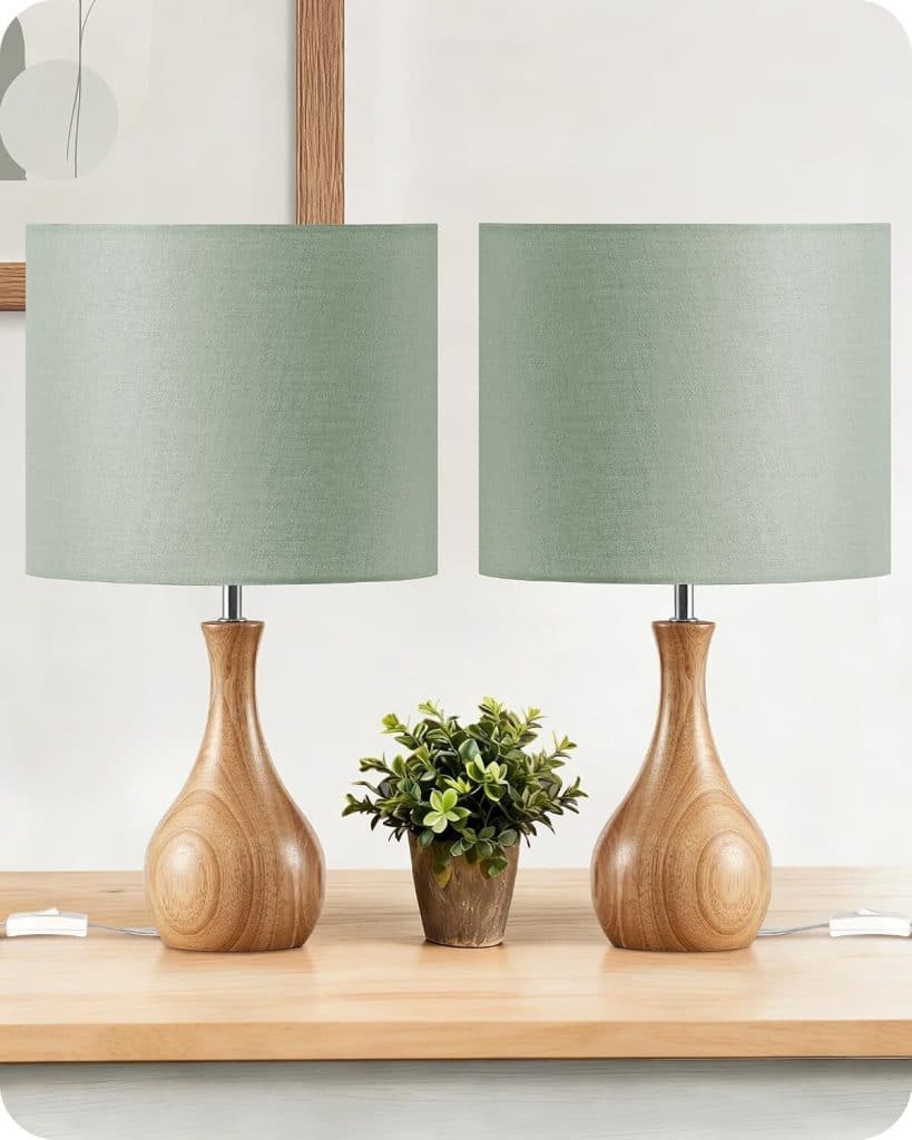 Test : lampe de chevet Goebleson en bois et lin
