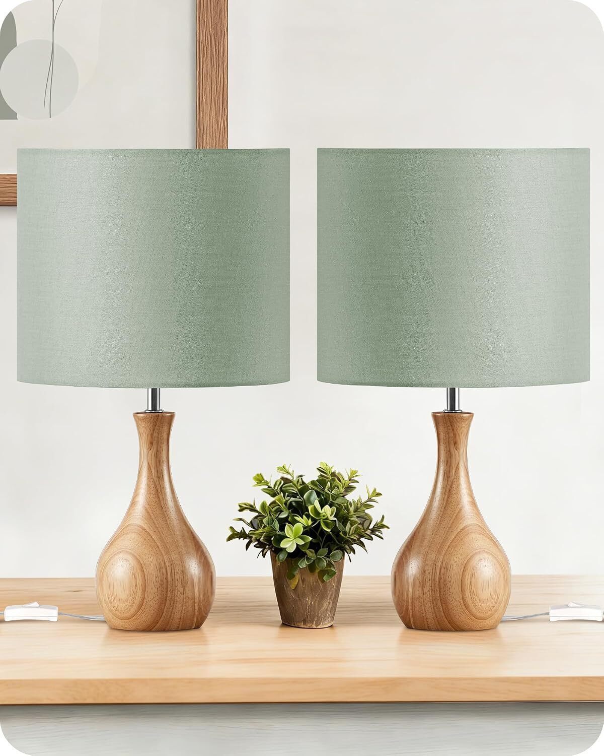Test : lampe de chevet Goebleson en bois et lin