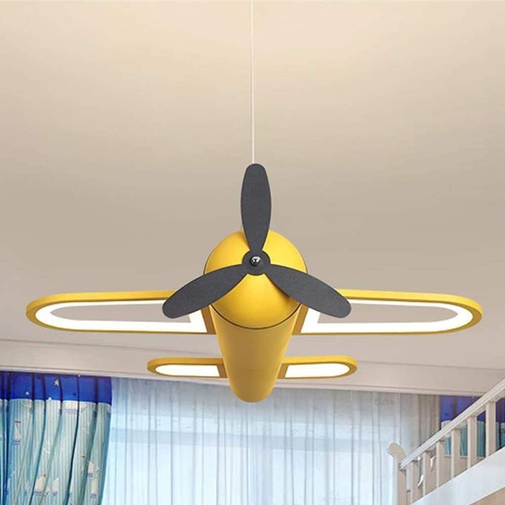 Test : lampe suspendue avion LED 32 W dimmable pour chambre enfant