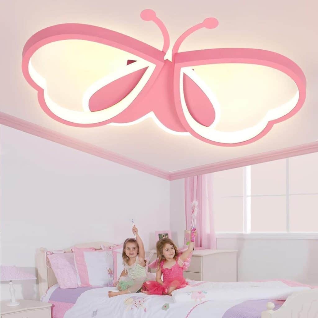 Test : plafonnier papillon LUOLONG LED pour chambre d'enfant