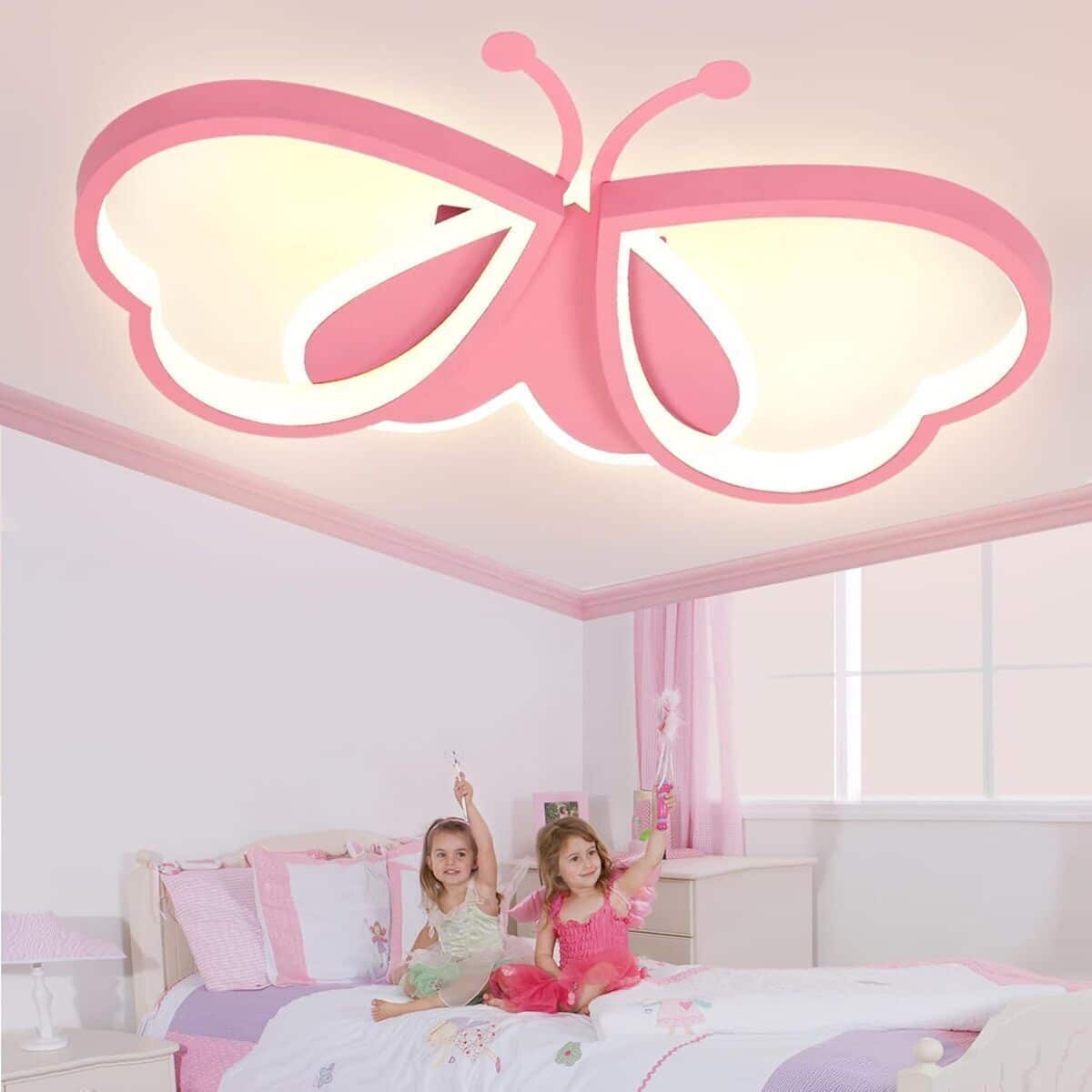 Test : plafonnier papillon LUOLONG LED pour chambre d'enfant