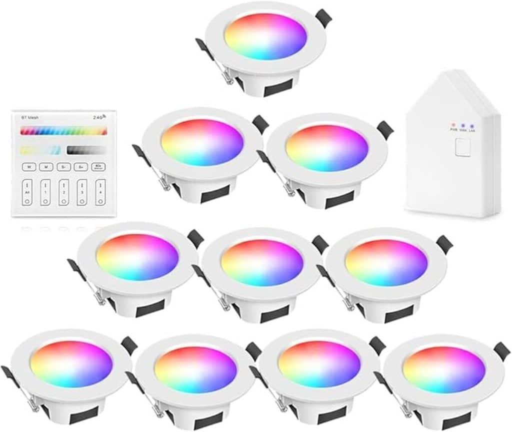 Test : spot led encastrable INDARUN 9W wifi RGBWC