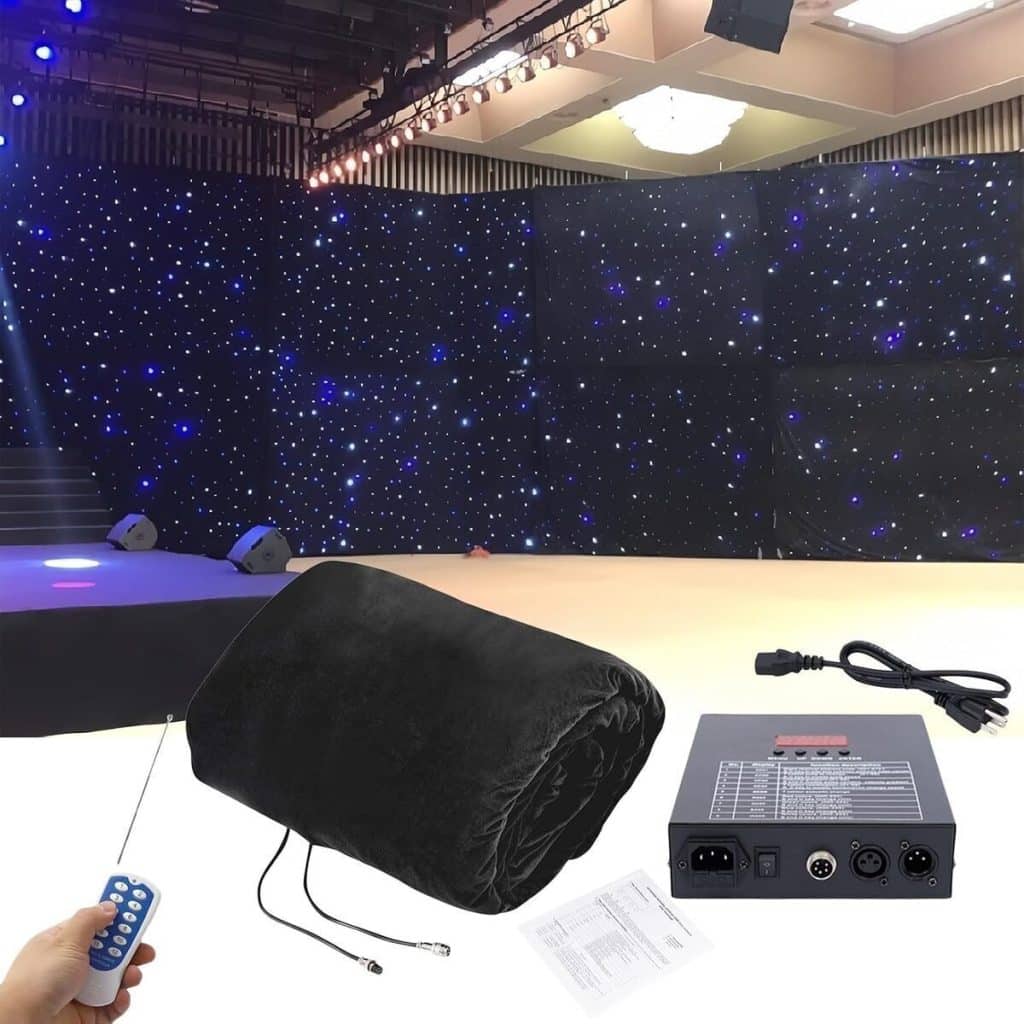 Test : toile de fond LED DMX 4x4m pour événements