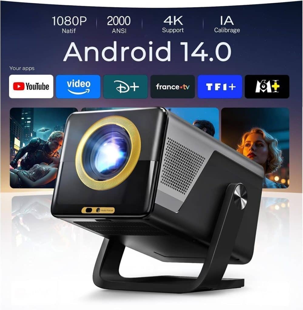 Test vidéoprojecteur LYNCAST X7 : intelligent et puissant
