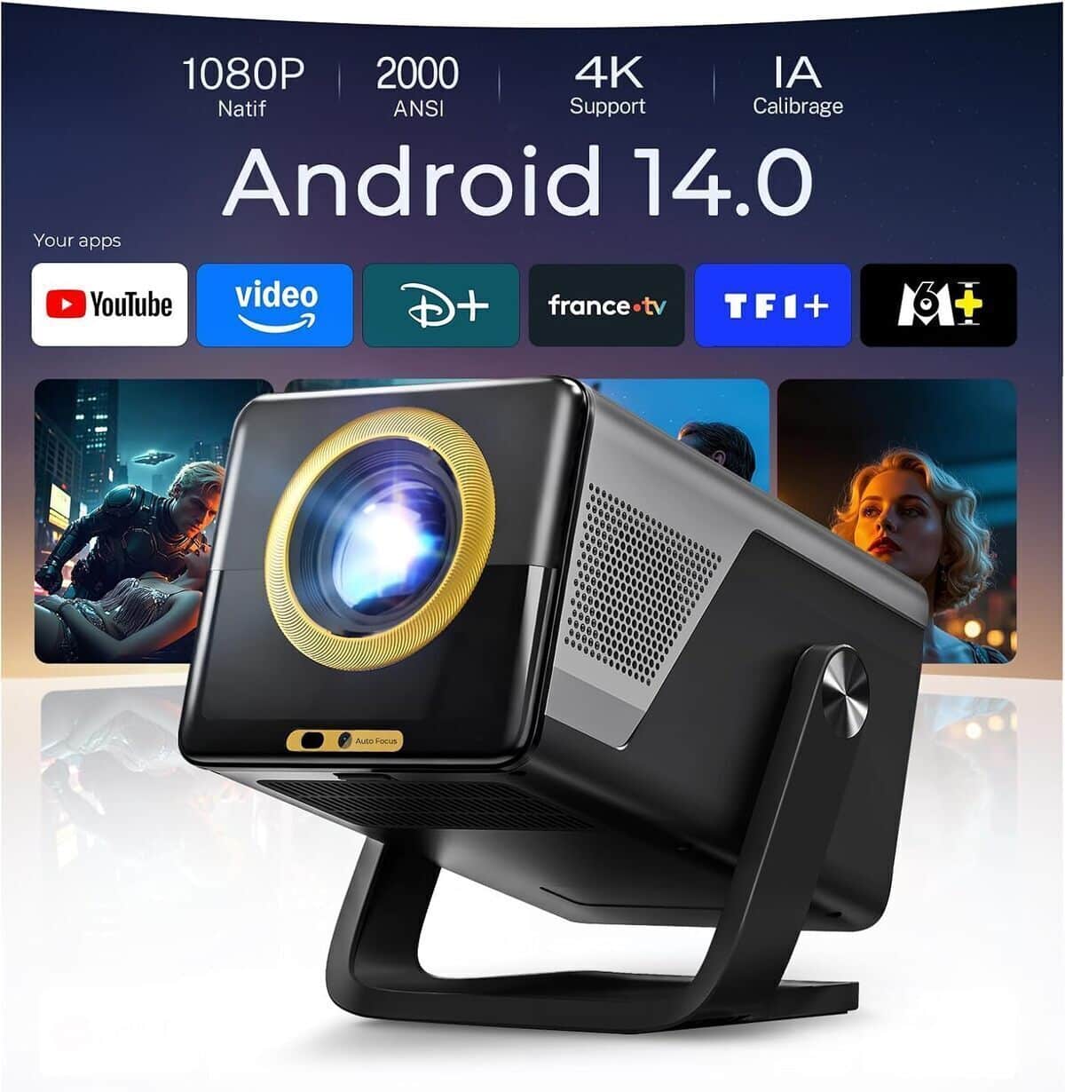 Test vidéoprojecteur LYNCAST X7 : intelligent et puissant