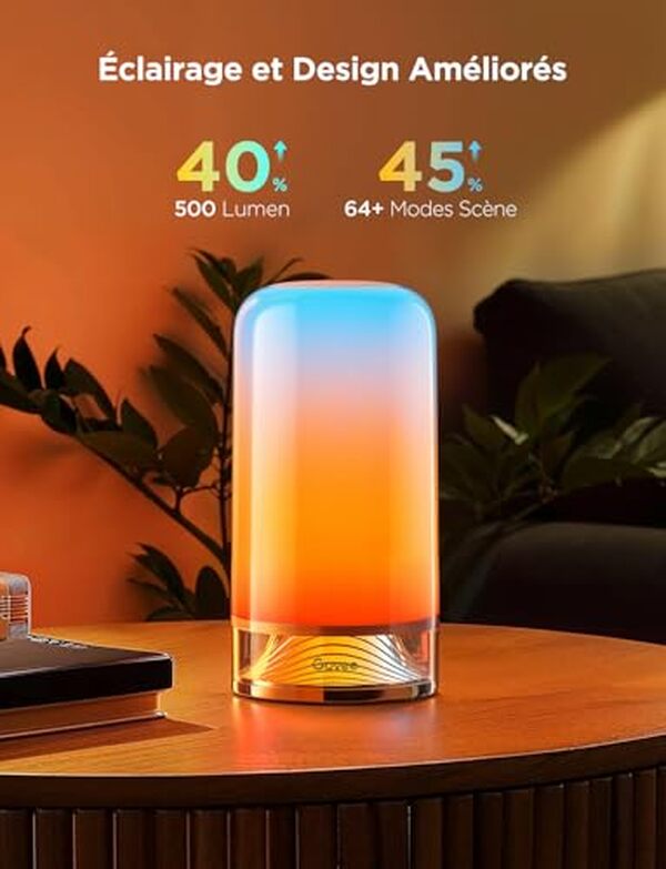 Découvrez notre test détaillé de la lampe de chevet LED tactile Govee avec 70 modes d'éclairage. Caractéristiques, avantages et avis pour bien choisir votre lampe.