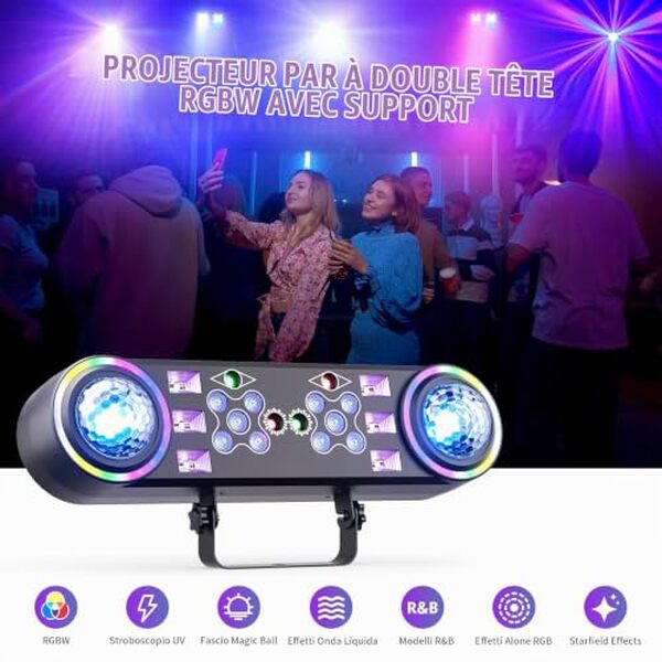 Découvrez notre test détaillé du luminaire de fête 7-en-1 avec trépied et télécommande : performances, caractéristiques et verdict final pour vos événements.