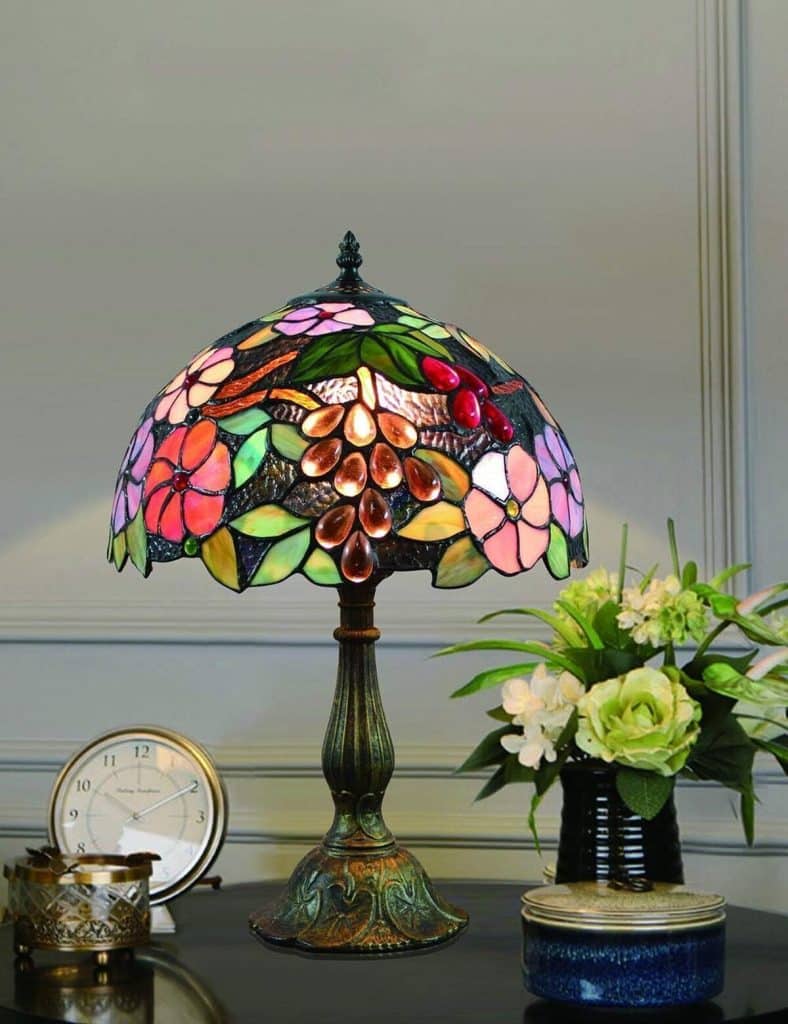 Avis sur la lampe de table vitrail Gweat Home Deco 12 pouces tiffany vintage