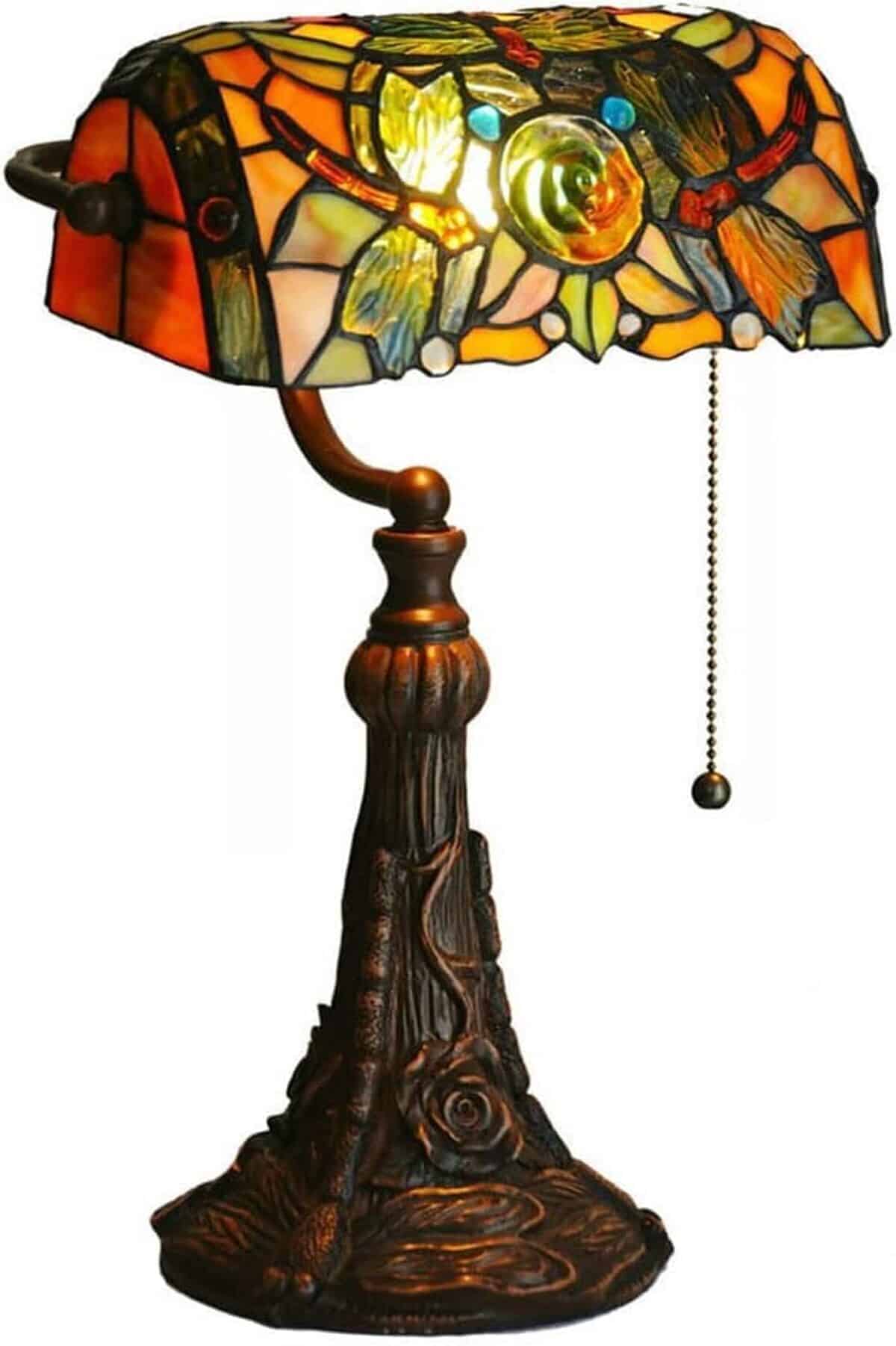 Test de la lampe de bureau FUMAT Tiffany vintage