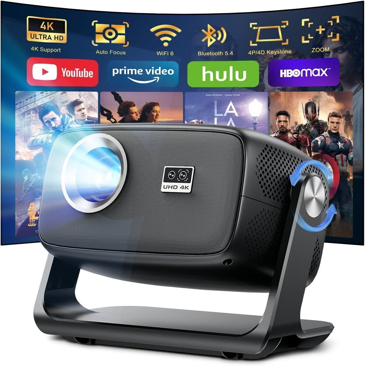 Test : vidéoprojecteur 4K portable avec mise au point automatique